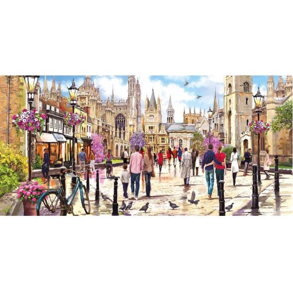 Panoramic puzzle 636 pieces : Cambridge - Gibsons-G4047