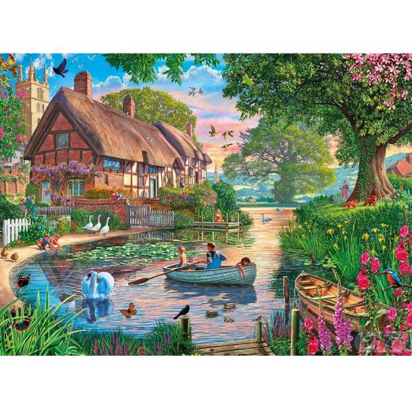 1000 pieces puzzle: Golden Hour - Gibsons-G6310