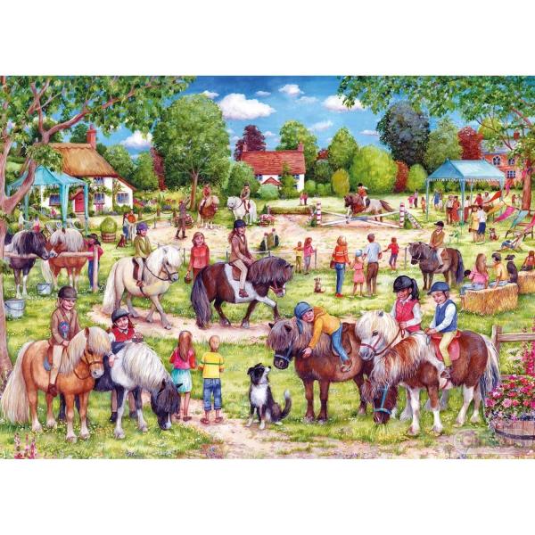 Puzzle 1000 Teile: Shetland Pony Club - Gibsons-G6311