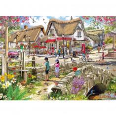 1000 pieces puzzle: Daffodils and ducklings