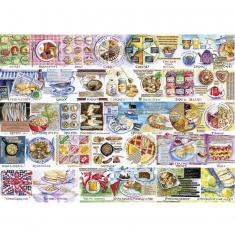 1000 piece puzzle : Pork Pies & Puddings