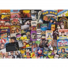 1000 pieces puzzle: Memories of the 80s