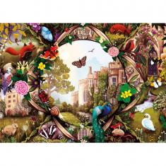 Puzzle 1000 pieces : Haddon Hall   
