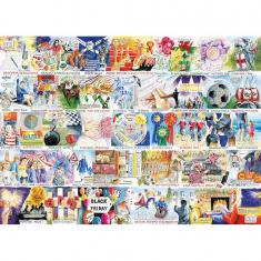 Puzzle 1000 Teile: Ein Jahr in Großbritannien