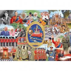 Puzzle 1000 pieces : Coronation of a King   