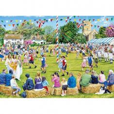 Puzzle 1000 pieces : Around the Maypole   