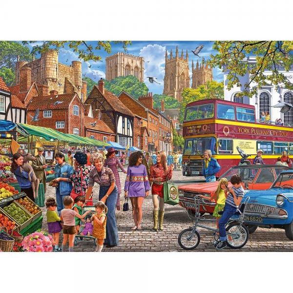 Puzzle 1000 pièces : Marché de York - Gibsons-G6423