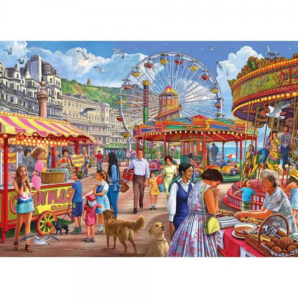 Puzzle 1000 pièces : Promenade d'Hastings - Gibsons-G6380