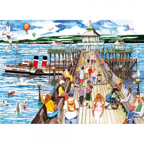 Puzzle 1000 pièces : Jetée de Clevedon - Gibsons-G6412