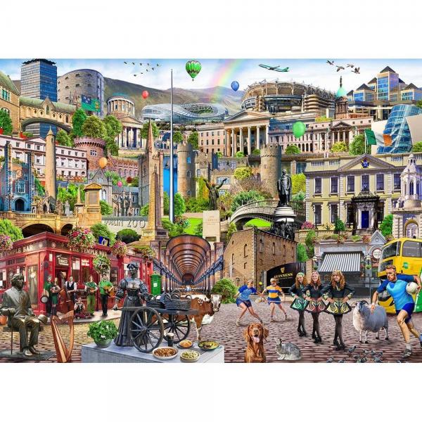 Puzzle 1000 pièces : L'Appel de Dublin - Gibsons-G6391