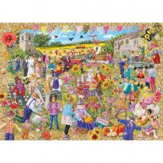 1000 Teile Puzzle: Vogelscheuchenfest