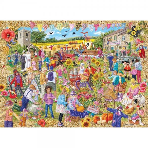 Puzzle 1000 pièces : Le Festival des épouvantails - Gibsons-G6422