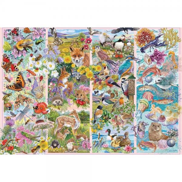 Puzzle 500 pièces : Créatures curieuses - Gibsons-G3166