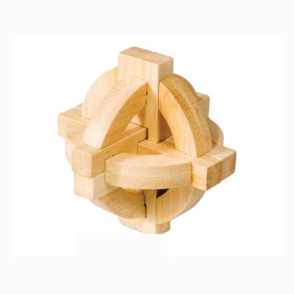 Casse-tête en bois Bamboo : Double disque - Gigamic-17495