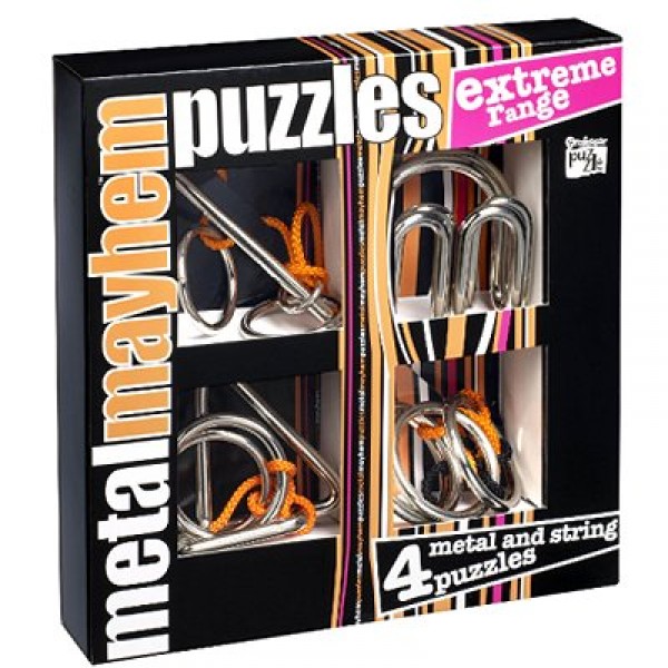 Casse-têtes en métal x 4 Professor Puzzle : Série Extrême - Gigamic-PPME