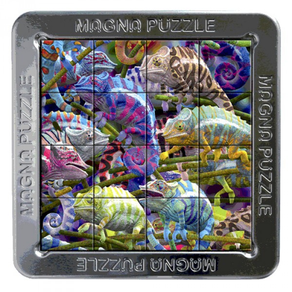 Puzzle 3D 16 pièces : Magna Puzzle : Caméléons - Gigamic-CWM2-CWMCA-21201