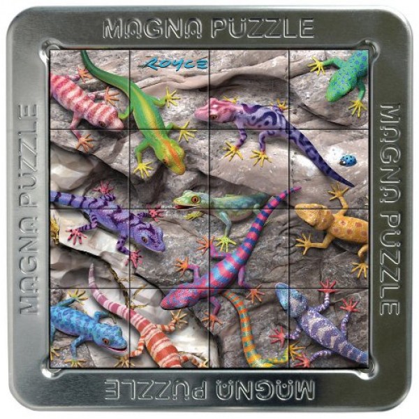 Puzzle 3D 16 pièces : Magna Puzzle : Geckos - Gigamic-CWM2-CWMLE-21195
