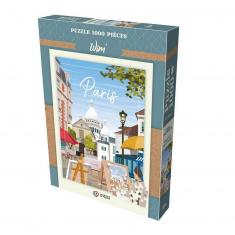 Puzzle 1000 Teile : WIM Paris "Montmartre"