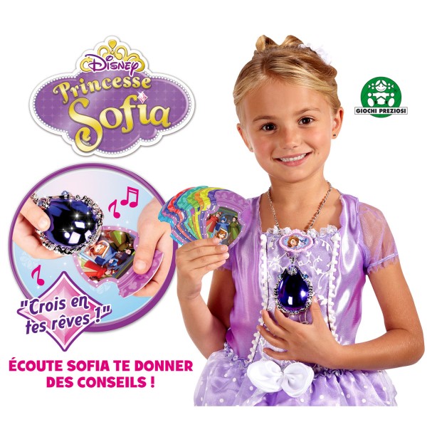 Accessoires Princesses Sofia : Amulette Magique + 1 couronne - Giochi-5827