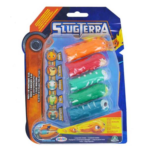 Blister de 5 slugs projectiles pour blaster Slugterra : Modèle 2 - Giochi-8025-2