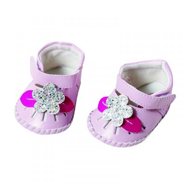 Ensemble bébé 43 cm : Baby Born : Chaussures avec fleurs pailletées - Giochi-1809-3