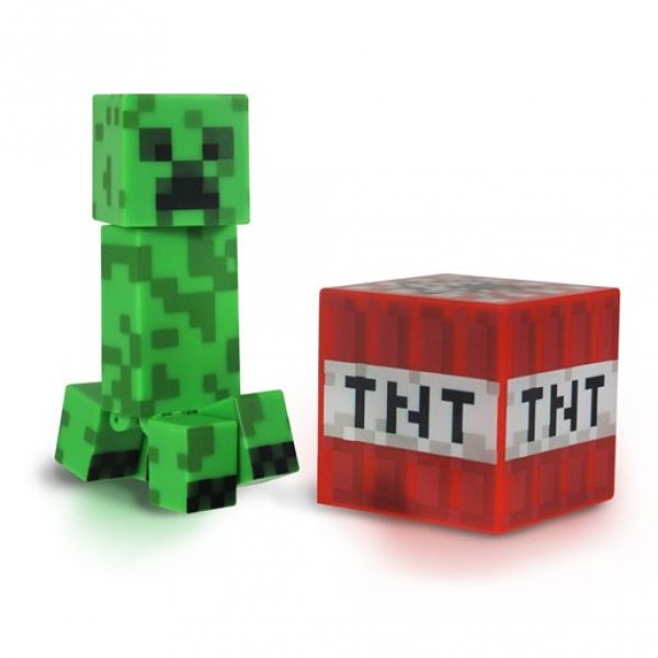 Figurine Minecraft avec accessoires : Creeper - Giochi-2420-2