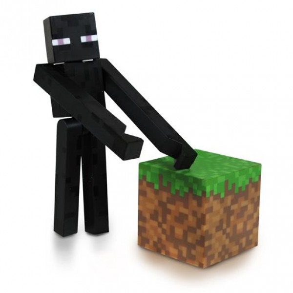 Figurine Minecraft avec accessoires : Enderman - Giochi-2420-3