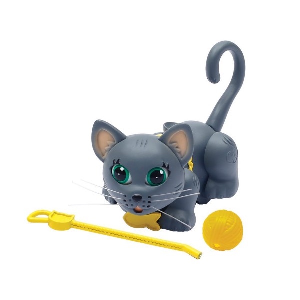 Figurine Pet Parade : Chat gris foncé - Giochi-PTC00-3