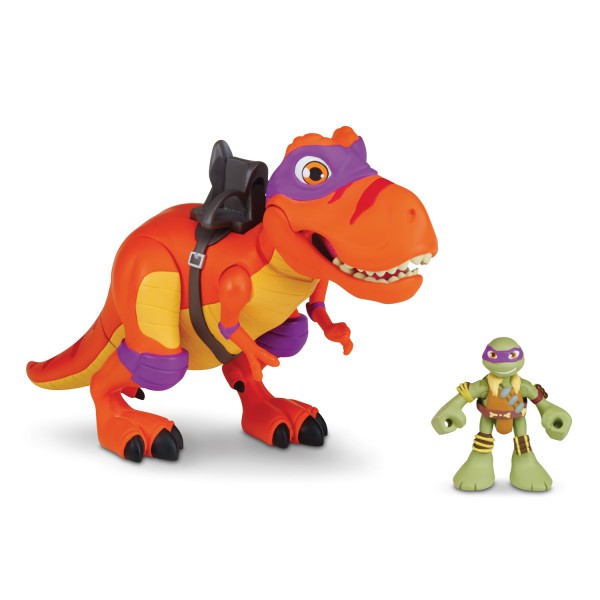 Figurine Tortues Ninja Half-Shell Heroes : T-Rex et Donatello - Giochi-TUH04