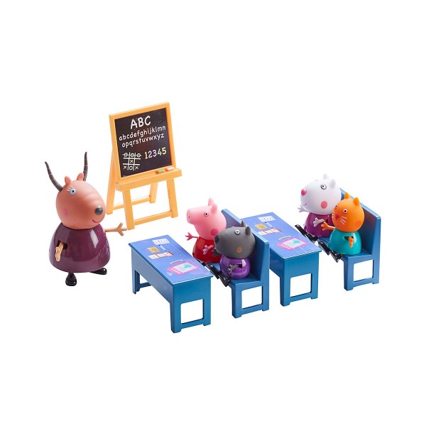 Figurines Peppa Pig : La classe avec 7 personnes - Giochi-4962