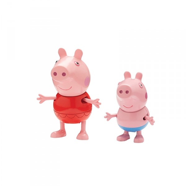 Figurines Peppa Pig en vacances : Peppa et Georges - Giochi-PPH04-4