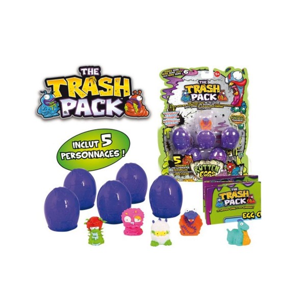 Figurines Trash Pack : Coffret de 5 personnages - Giochi-6611