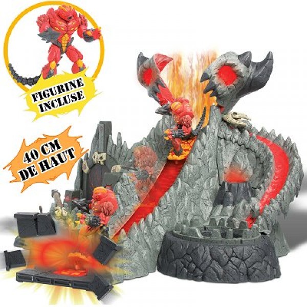 Gormiti - Playset géant du volcan et figurine - Giochi-7362