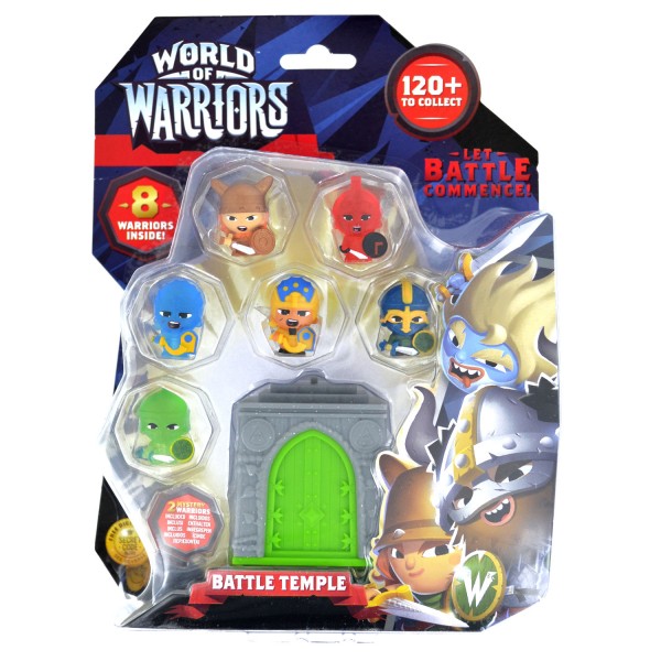 Pack figurines World of Warriors : Temple porte verte - Giochi-WFW03-vert