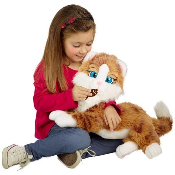 Peluche Chat interactif : Mon chat cherry Emotion pets - Giochi-2237