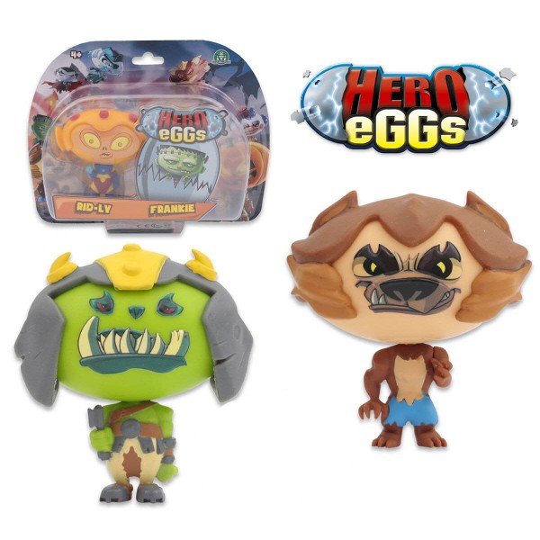 Figurine Hero Eggs : Blister 2 figurines (à l'assortiment) - Giochi-HEW01