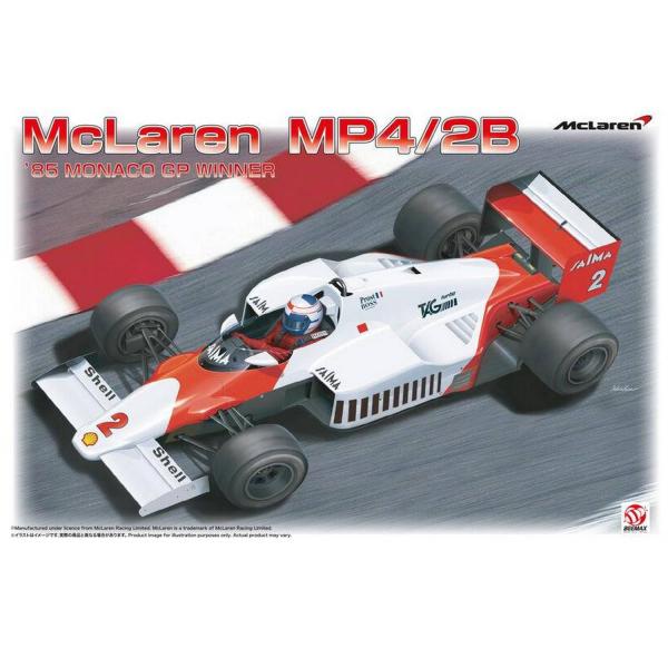 Maquette voiture : McLaren MP4/2B '85 Monaco GP Winner - NUNU-BEEMAX-BX20001