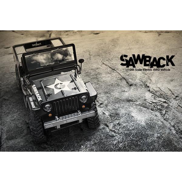 SAWBACK GS01 4WD 1/10 ROCK CRAWLER Noir ARTR - GM52004