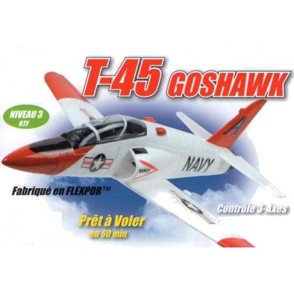 T-45 GOSHAWK 2.4GHZ MODE 2 RTF Go Fly RC - PRO-GO-170-RBL-M2