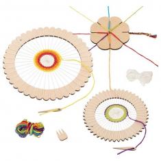 Round loom and knitting flower