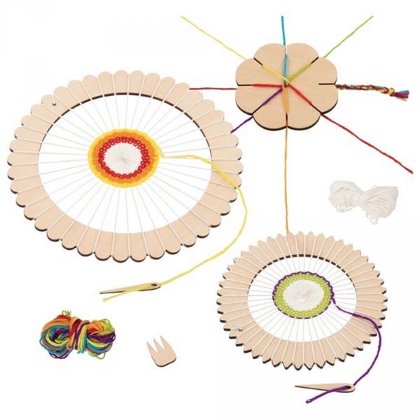 Round loom and knitting flower - Goki-8658685