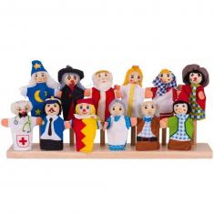 Assortment of 12 finger puppets