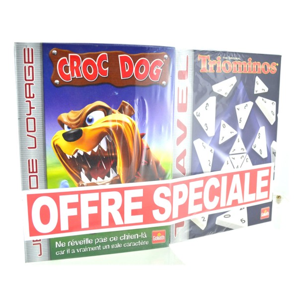 Croc dog et Triominos : Offre spéciale - Goliath-20234-1