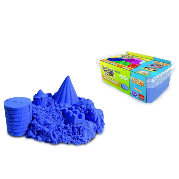 Moulage Super Sand : Sable coloré bleu - Goliath-83246
