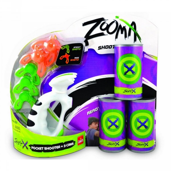 Zooma Pocket Shooter + canettes - Goliath-31356