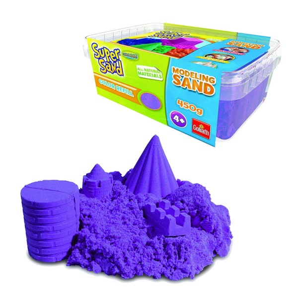 Moulage Super Sand : Sable coloré violet - Goliath-83256