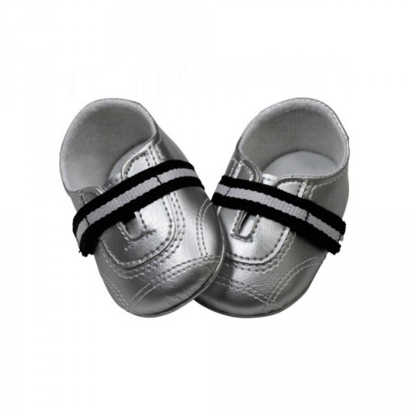 Accessoires pour poupée de 42 à 46 cm : Chaussures argent - Gotz-3401886