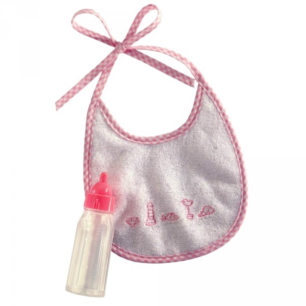 Bib and bottle set for 42-46 cm doll - Gotz-3300805