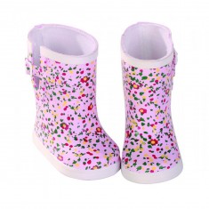 Clothes for dolls from 42 to 50 cm: Flowered rain boots