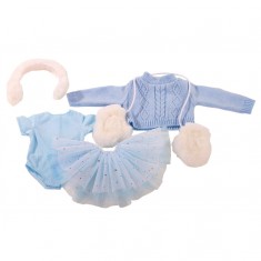 Clothing for 45 to 50 cm doll: Ice skate set